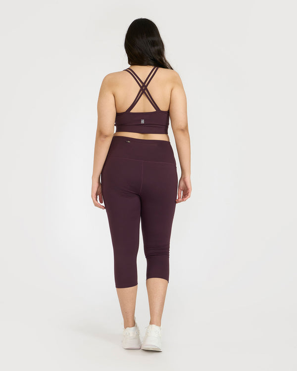 Zen Padded Sports Bra - Round Neck