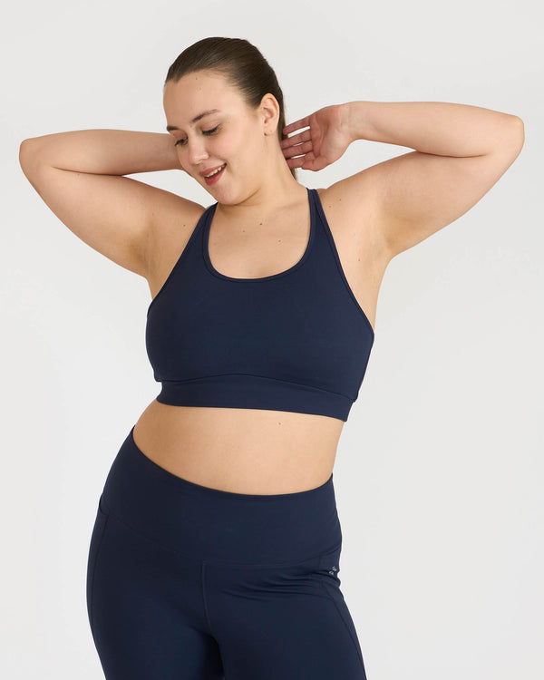 Zen Padded Sports Bra - Round Neck