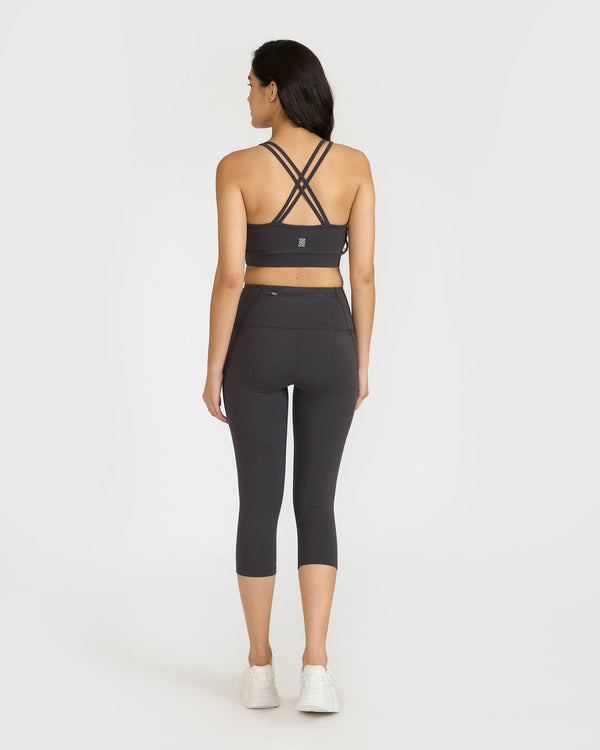 Zen Padded Sports Bra - Round Neck