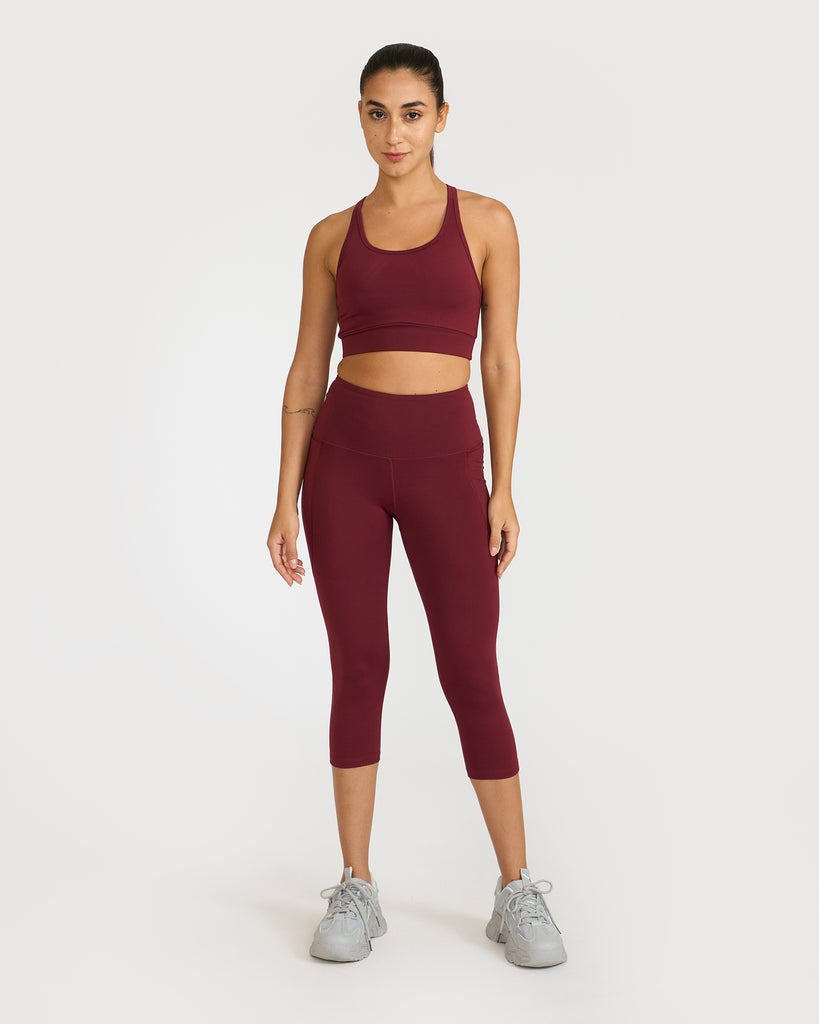 Hunnit Zen Round-Neck Sports Bra 