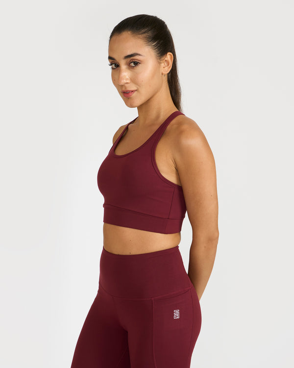 Zen Padded Sports Bra - Round Neck