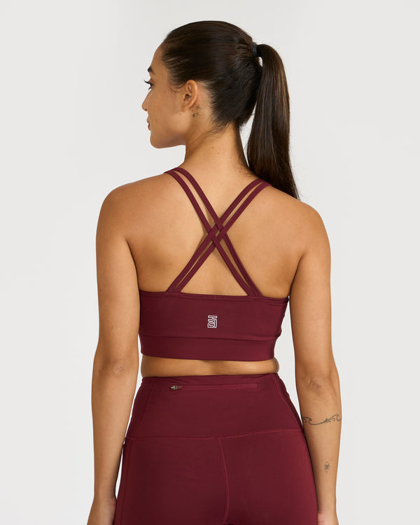 Zen Padded Sports Bra - Round Neck