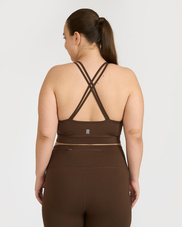 Zen Padded Sports Bra - Round Neck