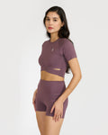 Zen Front-Wrap Crop Top