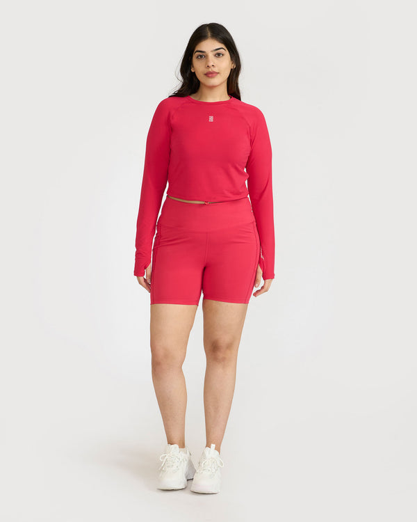 Zen Full-Sleeve Crop Top