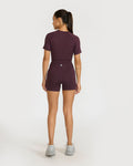 Zen Front-Wrap Crop Top