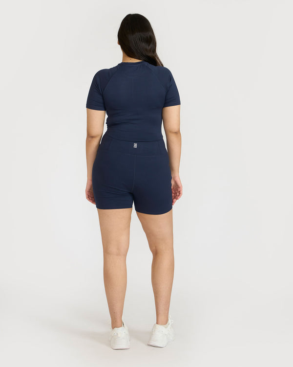 Zen Front-Wrap Crop Top