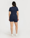 Zen Shorts & Front Wrap crop top Co-ord Set