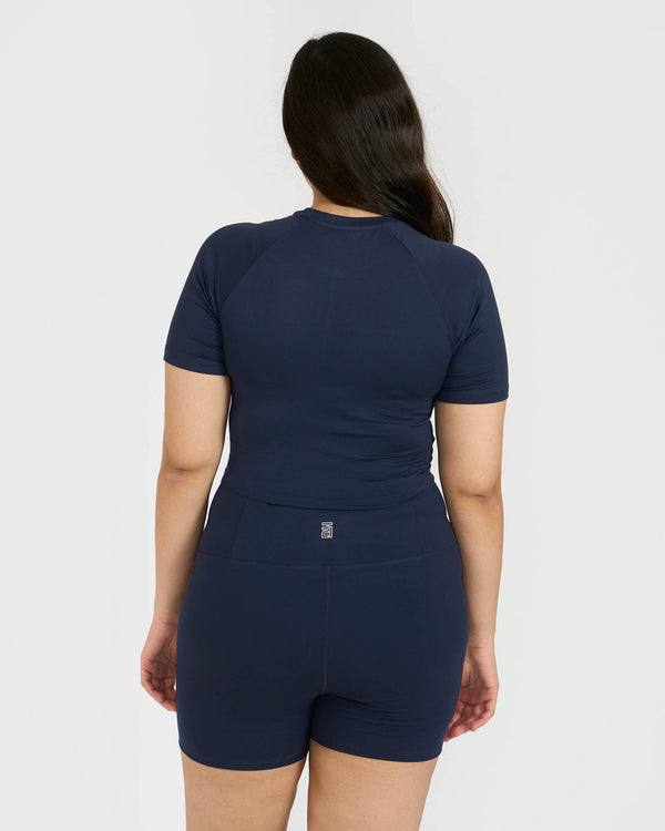 Zen Shorts & Front Wrap crop top Co-ord Set