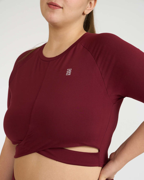 Zen Shorts & Front Wrap crop top Co-ord Set