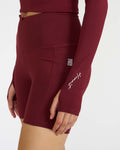 Zen Cycling Shorts & Full Sleeve Crop top Co-ord set