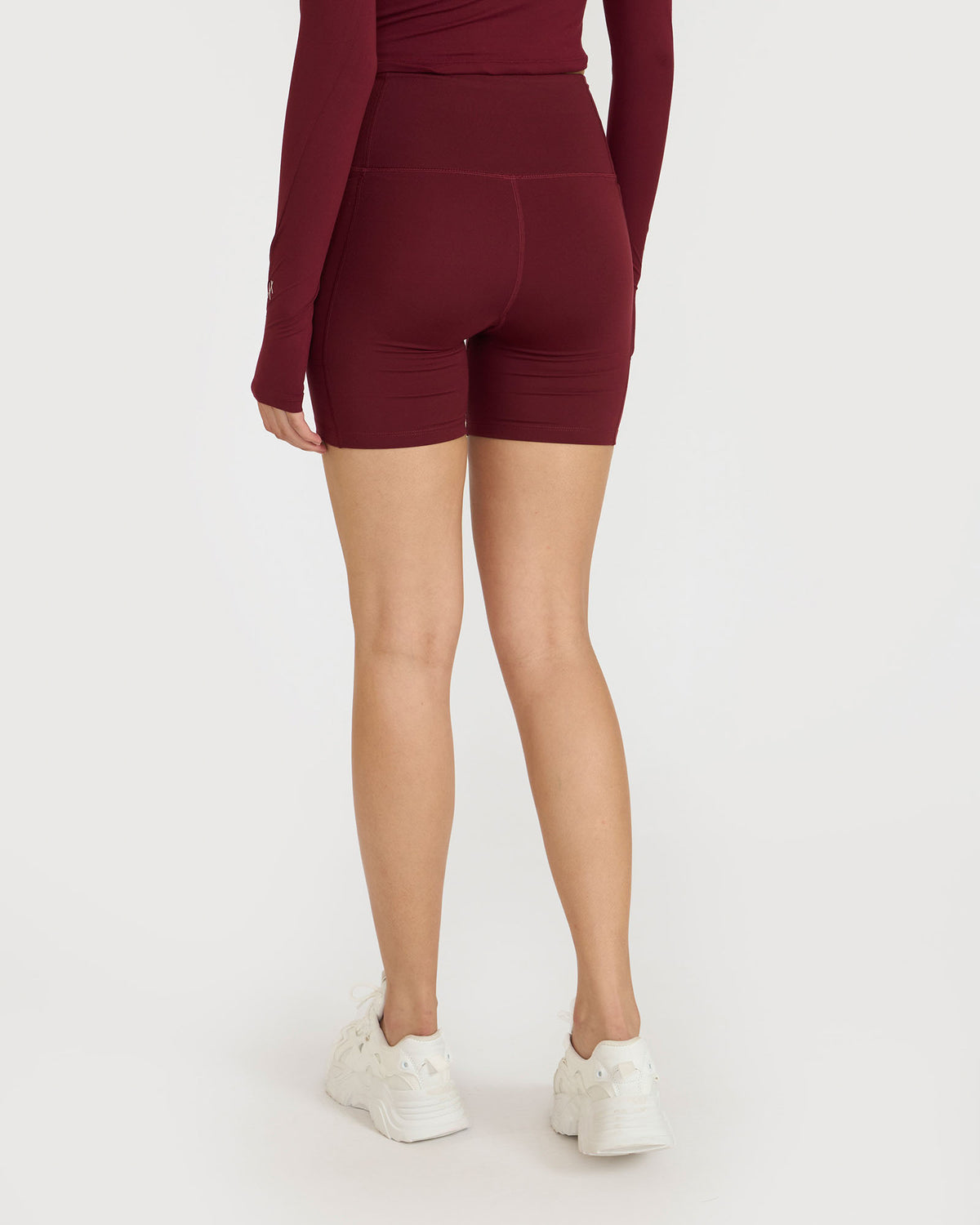 Zen Cycling Shorts & Full Sleeve Crop top Co-ord set