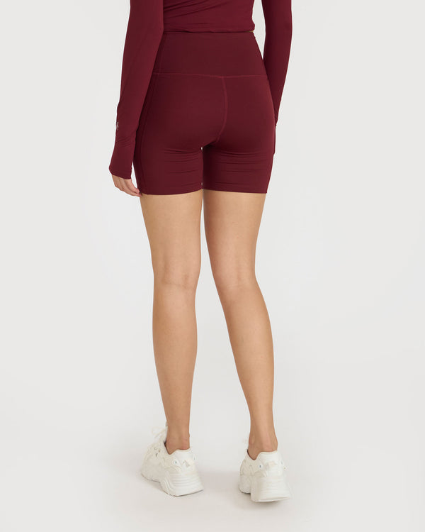 Zen Cycling Shorts & Full Sleeve Crop top Co-ord set