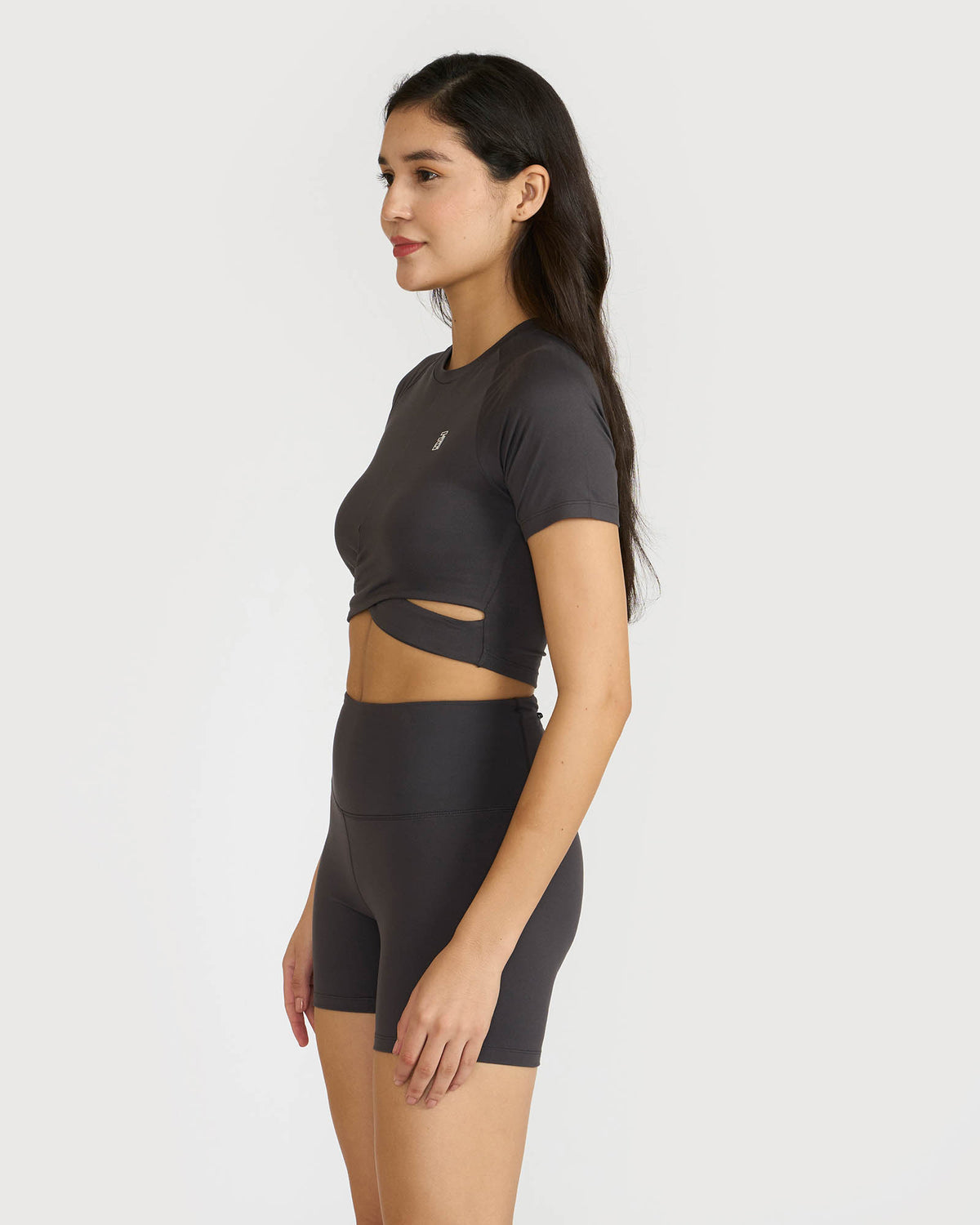 Zen Front-Wrap Crop Top
