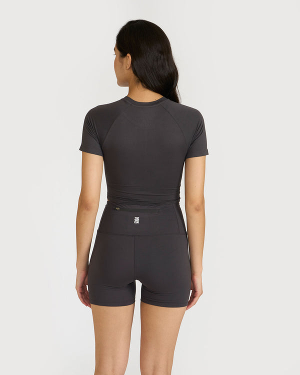 Zen Front-Wrap Crop Top