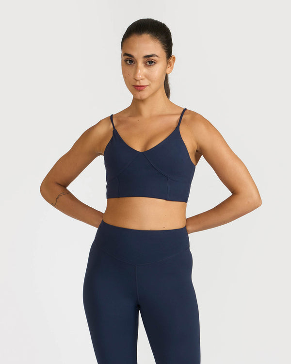 Zen Padded Sports Bra - V Neck