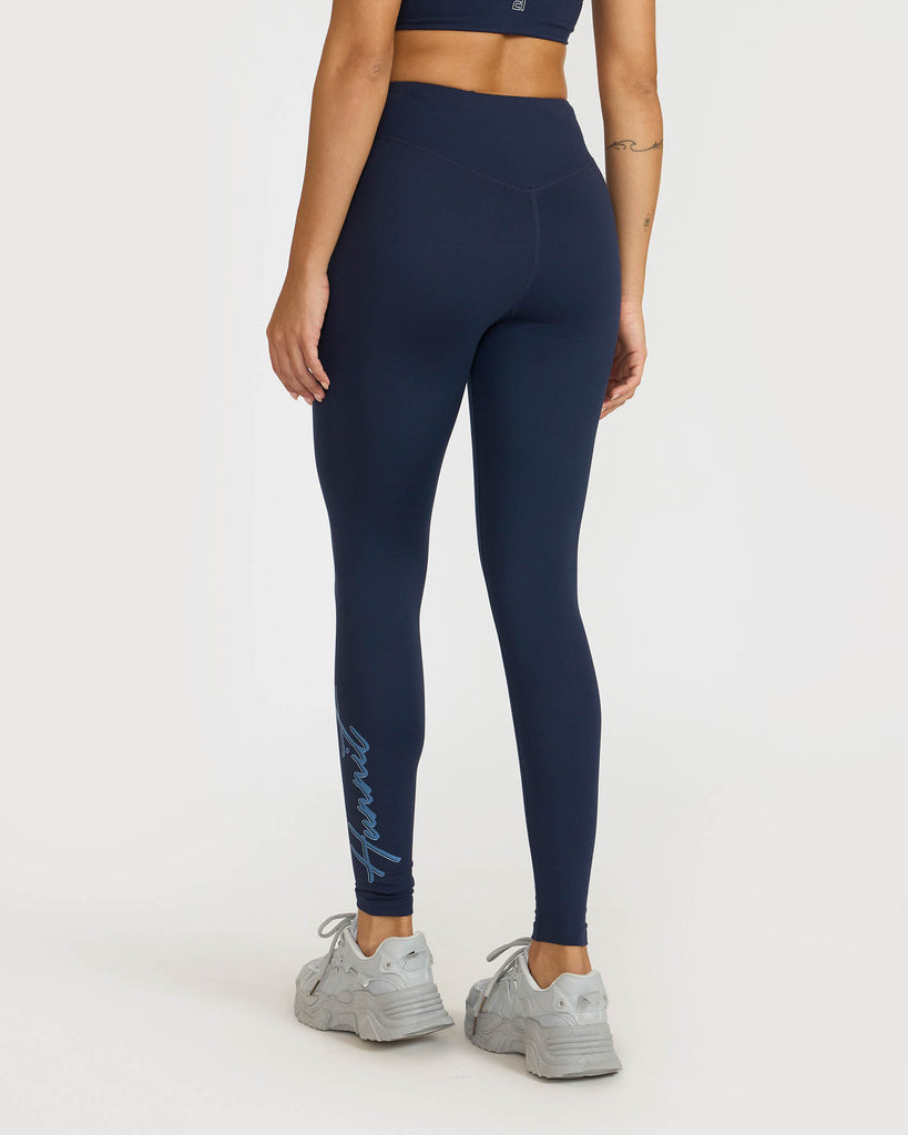 Hunnit Zen Seamless Leggings and V Neck Sports Bra Co-ord Set 