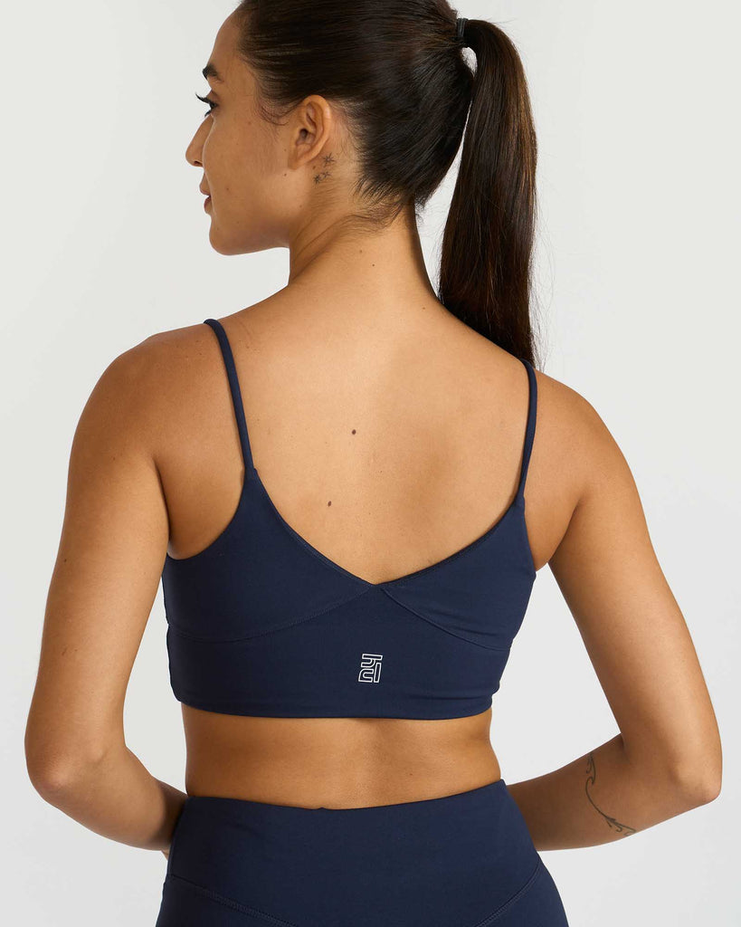 Hunnit Zen Seamless Leggings and V Neck Sports Bra Co-ord Set 