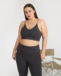 Zen Padded Sports Bra - V Neck