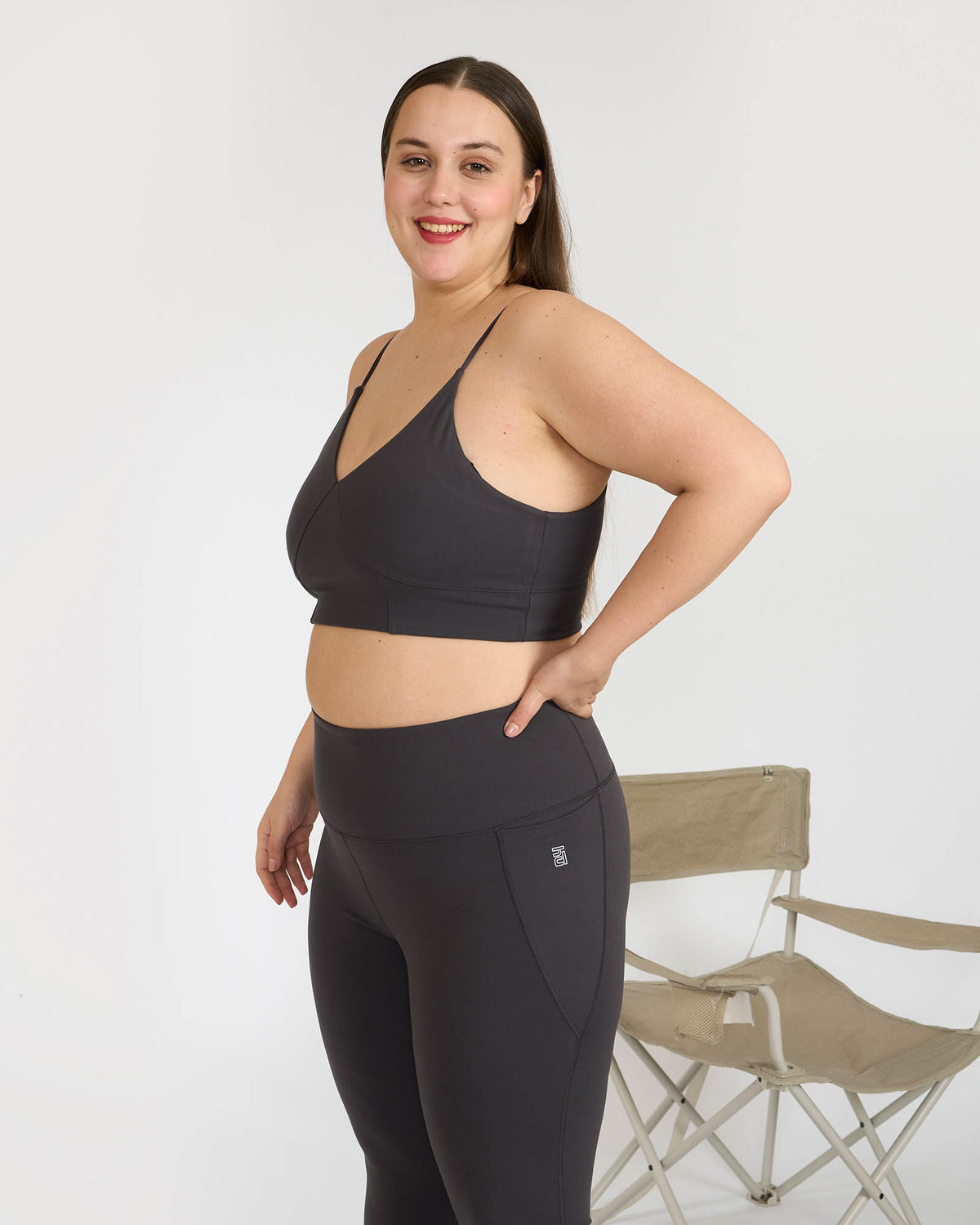 Zen Padded Sports Bra - V Neck