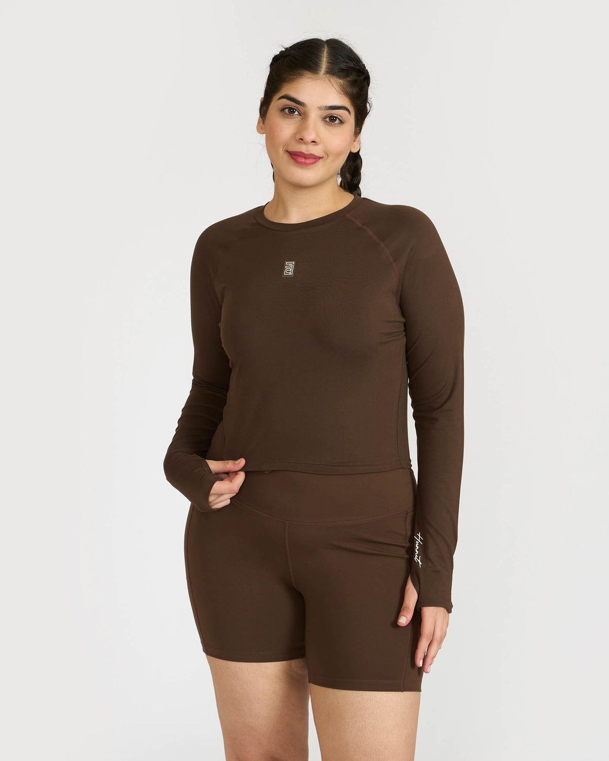 Zen Full-Sleeve Crop Top