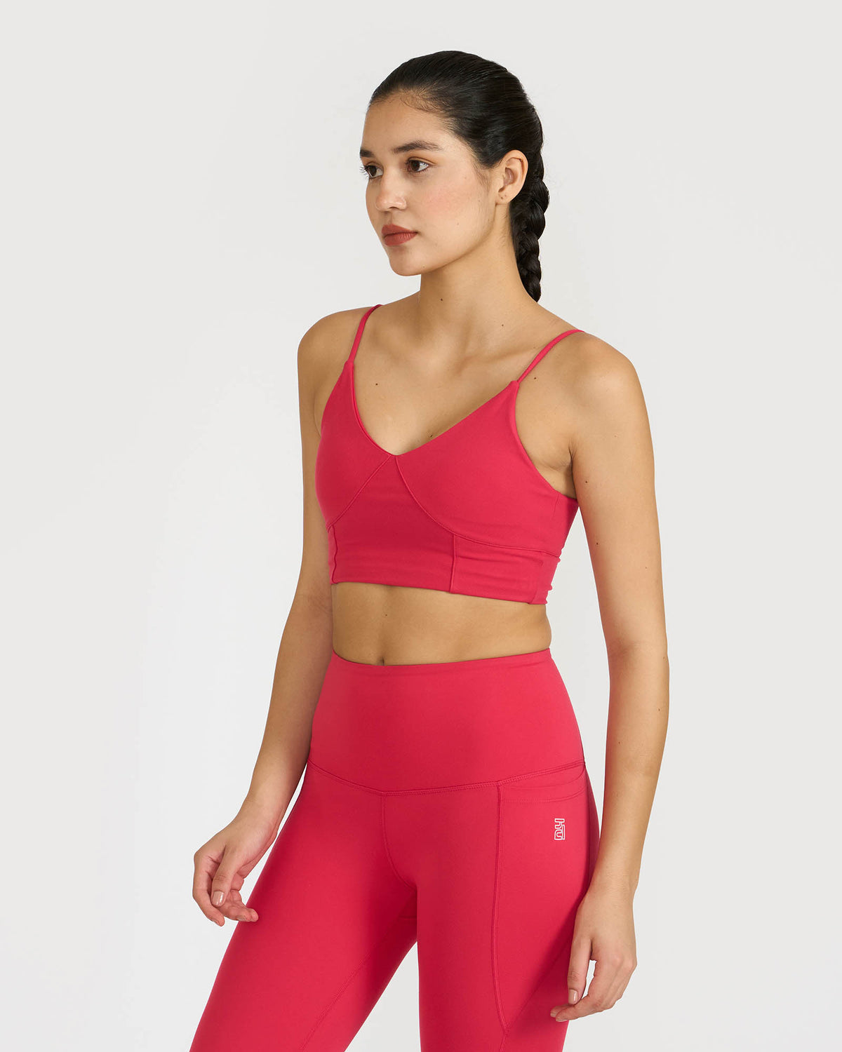 Zen Padded Sports Bra - V Neck