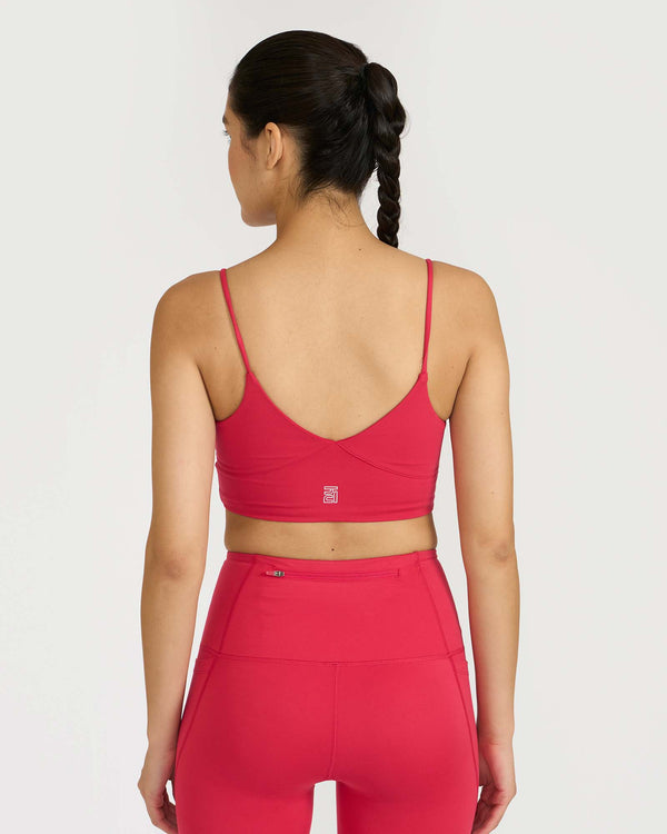 Zen Padded Sports Bra - V Neck