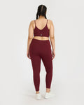Zen Seamless Leggings and Padded V Neck Sports Bra Co-ord Set