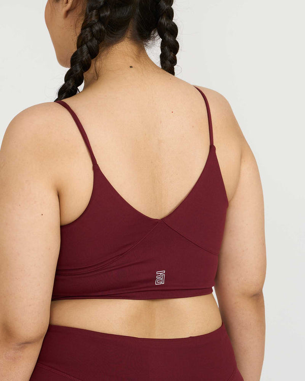 Zen Padded Sports Bra - V Neck