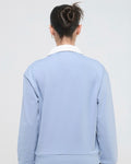Vintage Polo Neck Sweatshirt and Shorts Co-ord Set