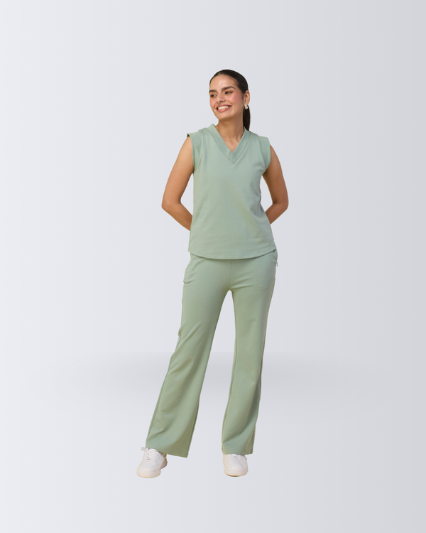 Essential Tank Top & Flare Pants Co-ord Set
