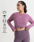 Zen Full-Sleeve Crop Top