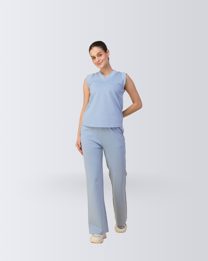 Hunnit Essential Tank Top & Flare Pants Co-ord Set Essential Tank Top & Flare Pants Co-ord Set