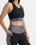 Majestic Flora 2-in-1 Crop Top