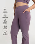 Zen Flare Pants and Polo-Neck 2-in-1 Crop Top Co-ord Set
