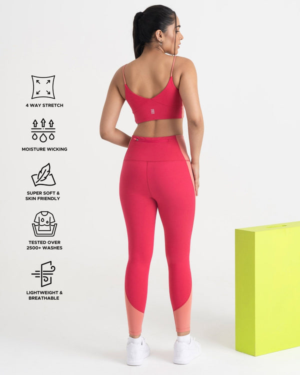 Epic Pop V-Neck Sports Bra