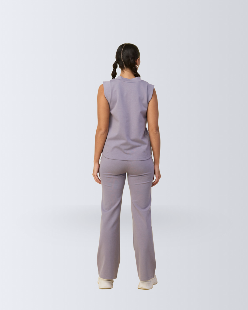 Hunnit Essential Tank Top & Flare Pants Co-ord Set Essential Tank Top & Flare Pants Co-ord Set