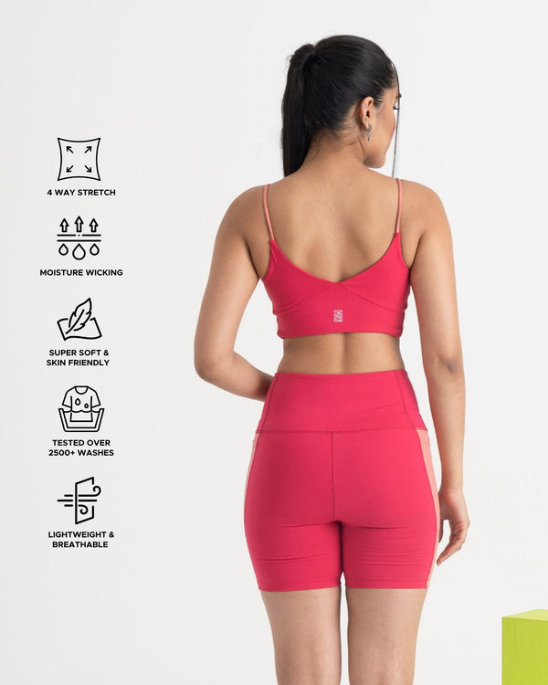 Epic Pop Shorts and Sports Bra Co-ord Set