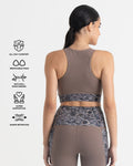 Majestic Flora Capris and 2-in-1 Crop Top Co-ord Set