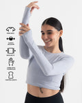 Zen Full-Sleeve Crop Top