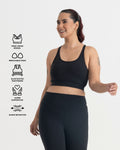 Zen Padded Sports Bra - Round Neck