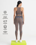 Majestic Flora 2-in-1 Crop Top