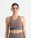Majestic Flora 2-in-1 Crop Top