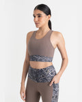 Majestic Flora 2-in-1 Crop Top