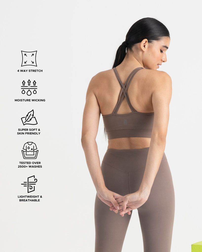 Hunnit Zen Round-Neck Sports Bra 