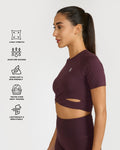 Zen Front-Wrap Crop Top