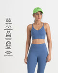 Zen Padded Sports Bra - V Neck
