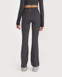 Zen Full Sleeve Polo Neck 2-in-1 Crop Top with Flare Pants Co-ord Set