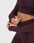 Zen full sleeves polo neck 2-in-1 crop top
