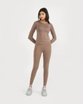 Zen Full Sleeves top with in-built sports bra